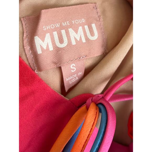 Show Me Your Mumu Dani Mini Dress in Sunset Ombre S - Picture 6 of 9